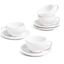LE TAUCI 3 oz Espresso Cups with Saucers (set of 4) product photo
